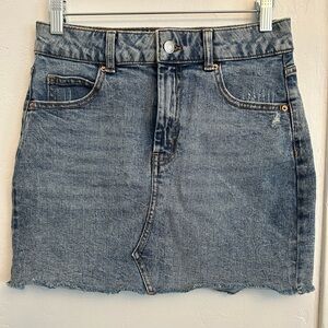 Wild Fable Blue Denim Mini Skirt